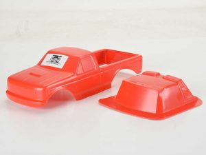 PRO 1/18 Pre-Cut Brunt Tough-Color Red Body for Losi Mini LMT
