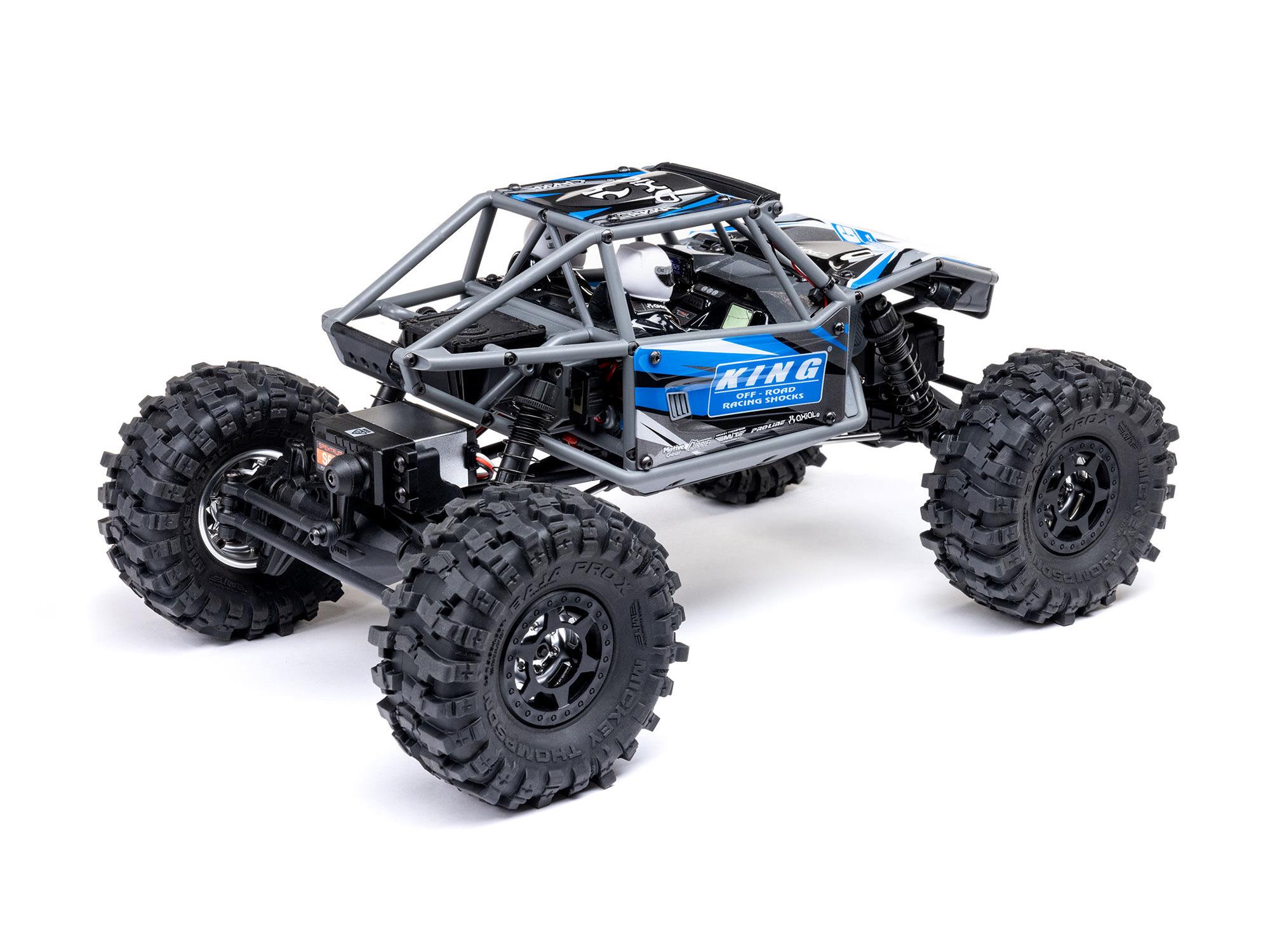 Axial 1/18 UTB18 Capra 4WS 4WD Trail Buggy RTR with Bat/Chg Blue - Image 2