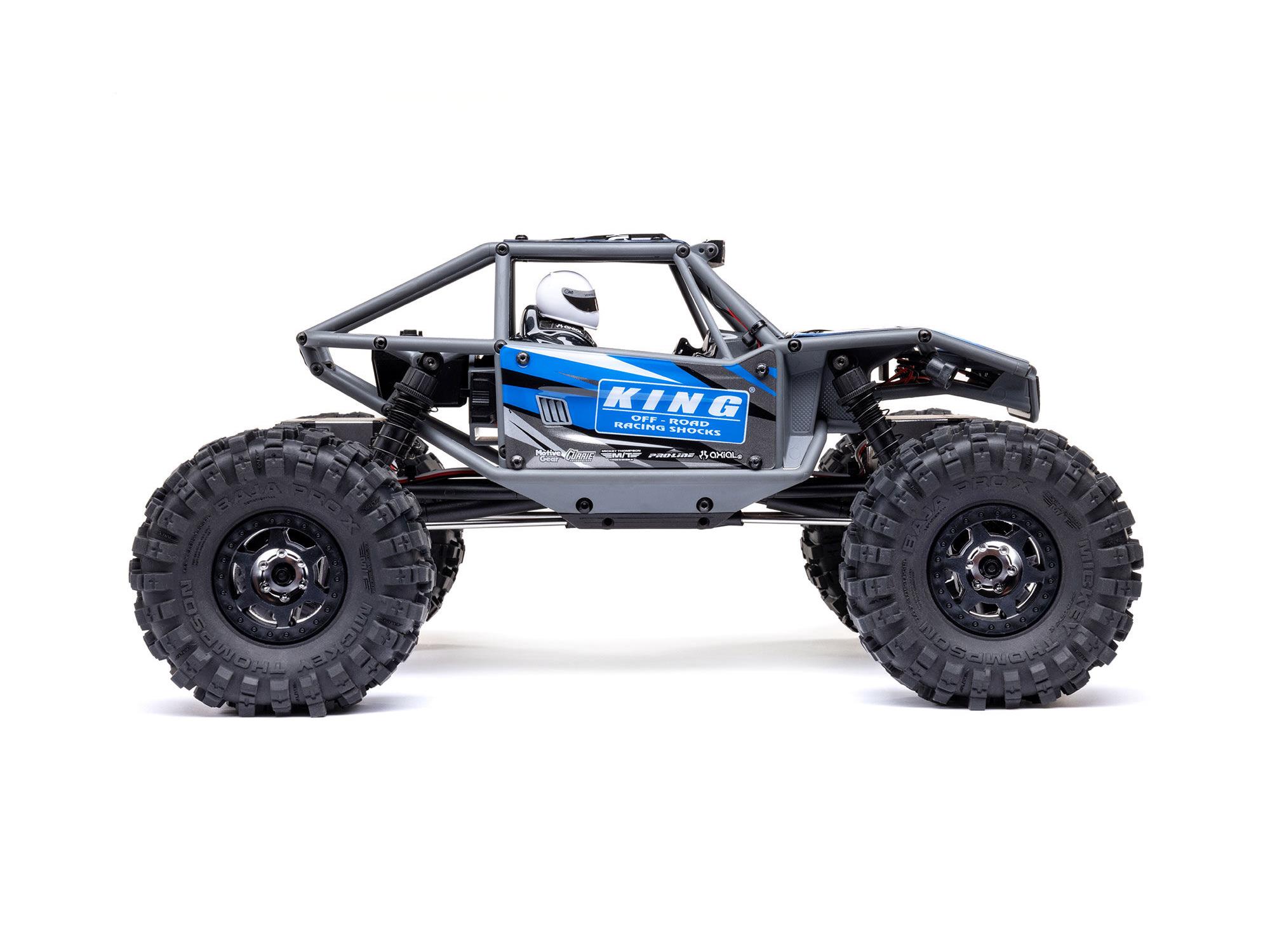 Axial 1/18 UTB18 Capra 4WS 4WD Trail Buggy RTR with Bat/Chg Blue - Image 4