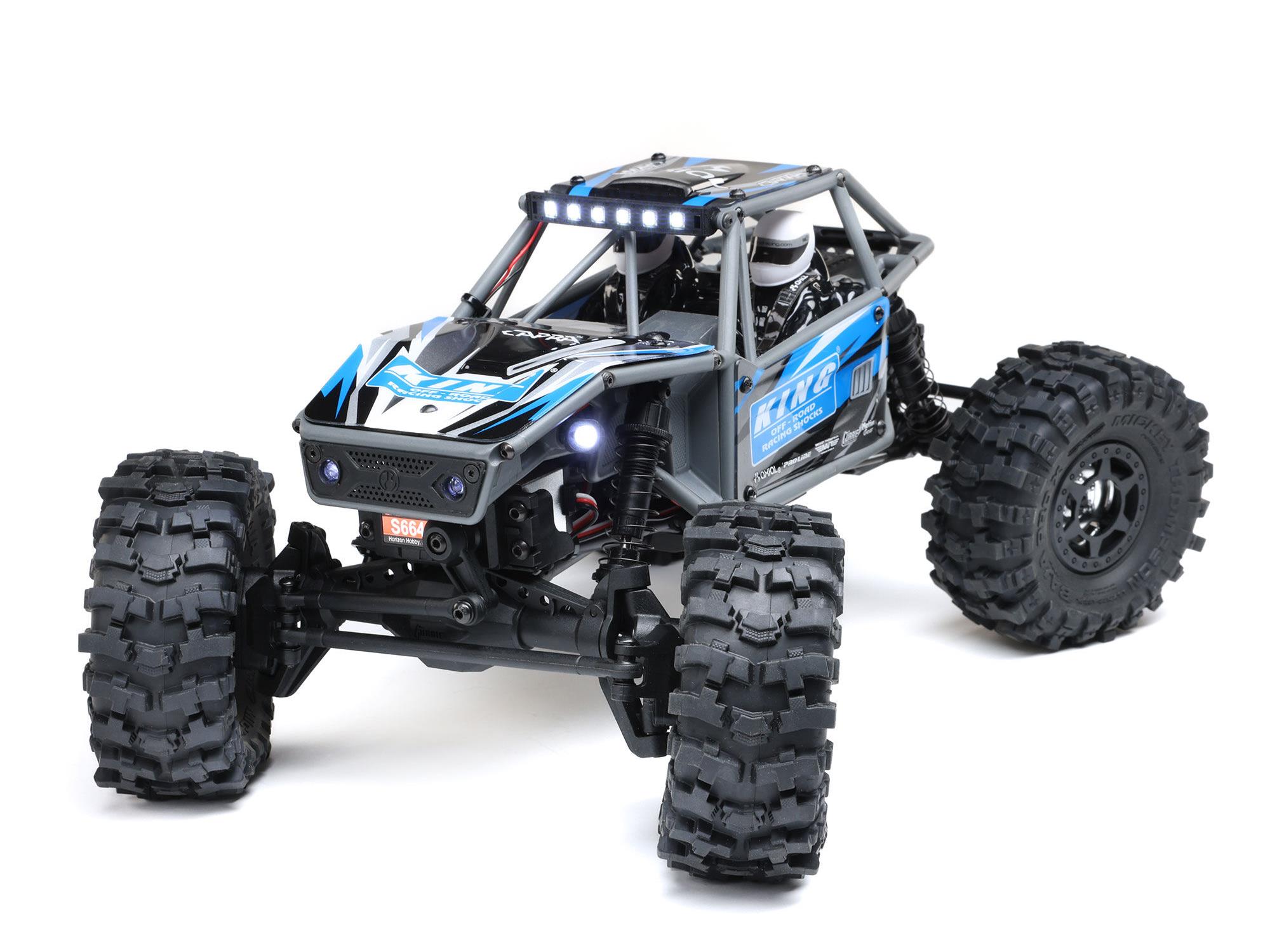 Axial 1/18 UTB18 Capra 4WS 4WD Trail Buggy RTR with Bat/Chg Blue - Image 7