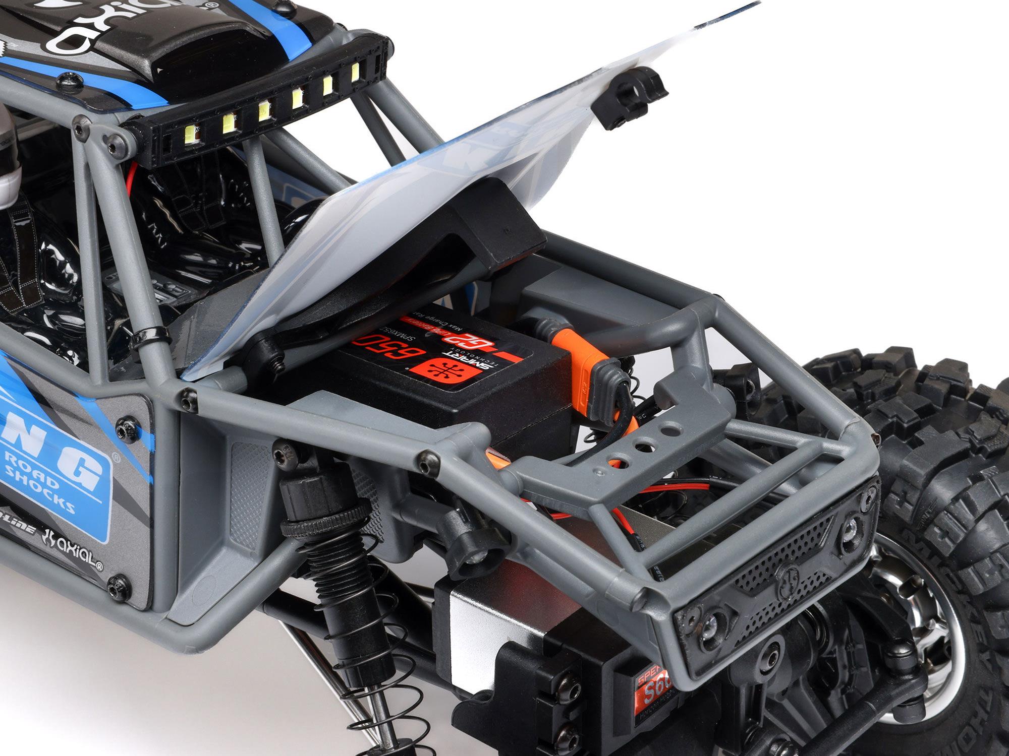 Axial 1/18 UTB18 Capra 4WS 4WD Trail Buggy RTR with Bat/Chg Blue - Image 9