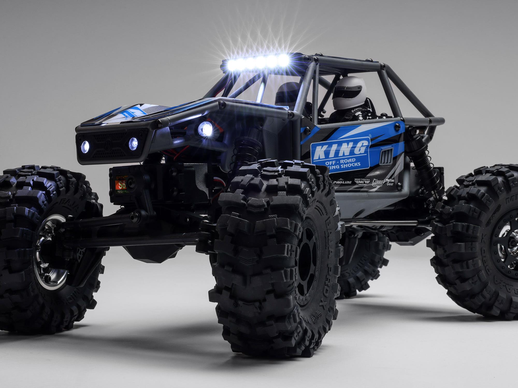 Axial 1/18 UTB18 Capra 4WS 4WD Trail Buggy RTR with Bat/Chg Blue - Image 10