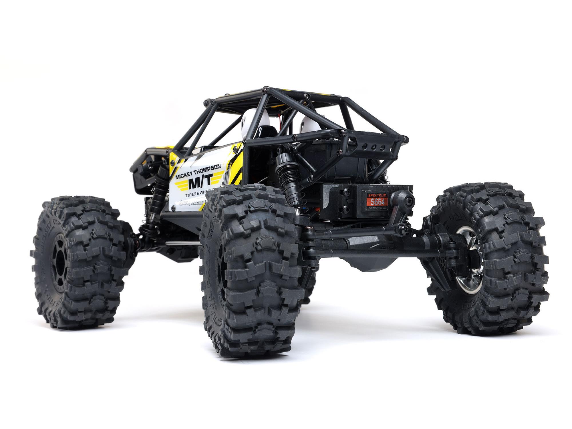 Axial 1/18 UTB18 Capra 4WS 4WD Trail Buggy RTR with Bat/Chg Yellow - Image 2