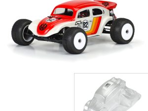 PRO 1/18 Volkswagen Baja Bug Clear Body: Mini-T 2.0