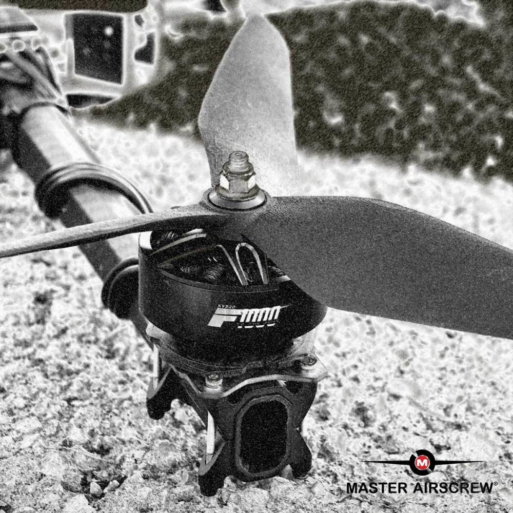 Master Airscrew 11x10 3X Power X-Class Giant Racing Drone Propeller (CW) Reverse/Pusher Blue - Image 6