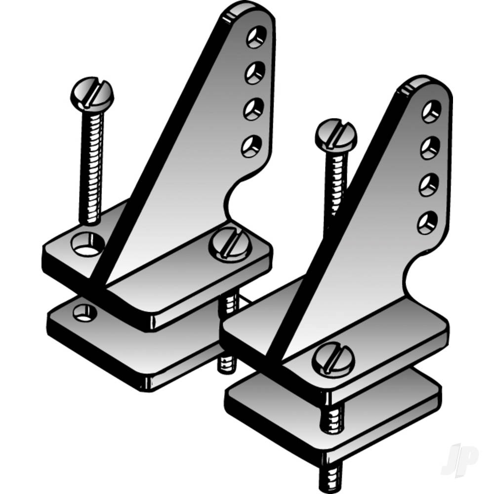 Dubro 1/2 A Control Horns (2 pcs per package) - Image 2