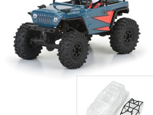 PRO 1/24 2004 Jeep LJ Clear Body/Trail Cage: SCX24