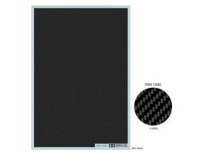 Tamiya 1/24 Carbon Fibre Decal (Twill Weave/Fine)