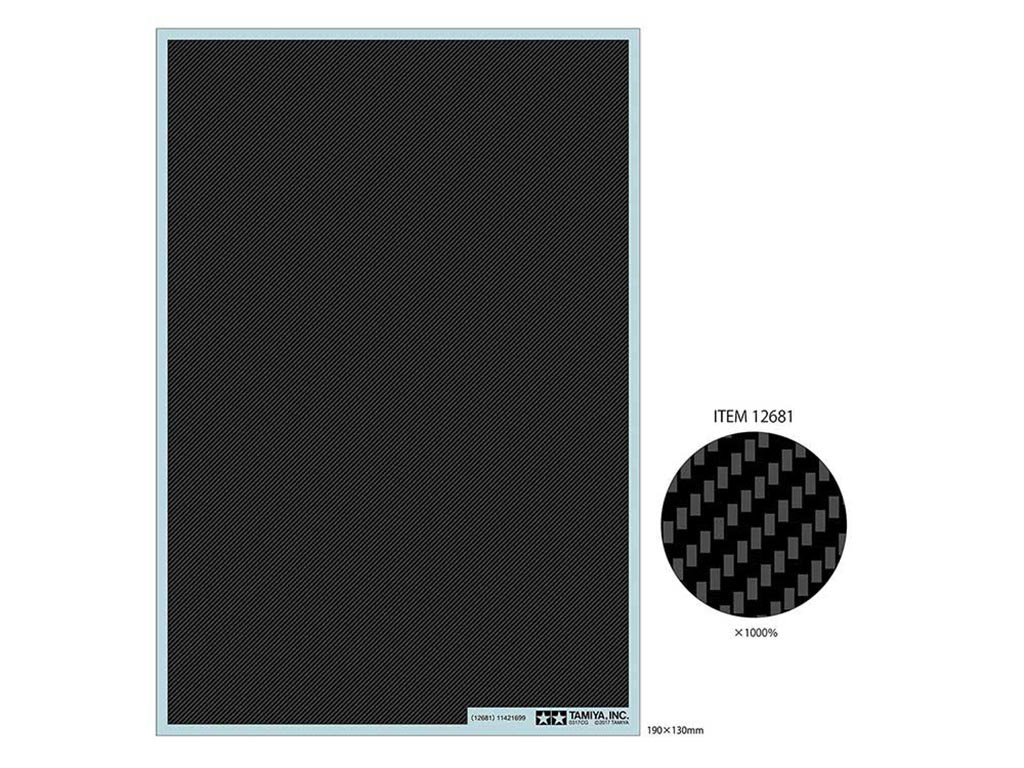 Tamiya 1/24 Carbon Fibre Decal (Twill Weave/Fine)
