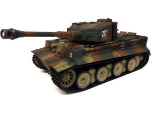 Henglong 1:24 German Tiger I with Infrared Battle System (Camo 2) (2.4GHz + IR Battle System + Sound)