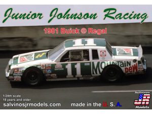 Salvinos JR Models 1:24 Junior Johnson Racing 1981 Buick Driven by Darrell Waltrip