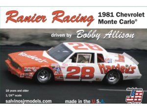 Salvinos JR Models 1:24 Ranier Racing 1981 Monte Carlo Driven by Bobby Allison