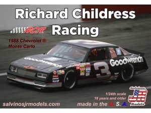 Salvinos JR Models 1:24 Richard Childress Racing 1988 Chevrolet Monte Carlo #3