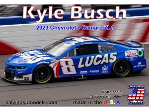 Salvinos JR Models 1:24 Richard Childress Racing Kyle Busch 2023 Camaro "Lucas Oil"