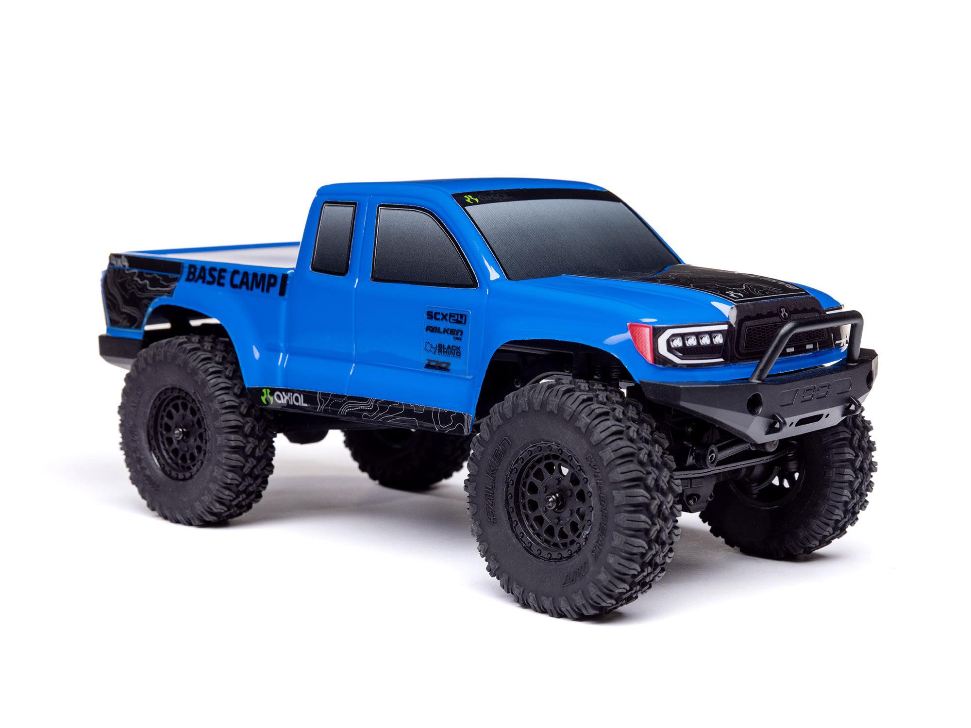 Axial 1/24 SCX24 Base Camp 4WD Rock Crawler RTR Blue - Image 2