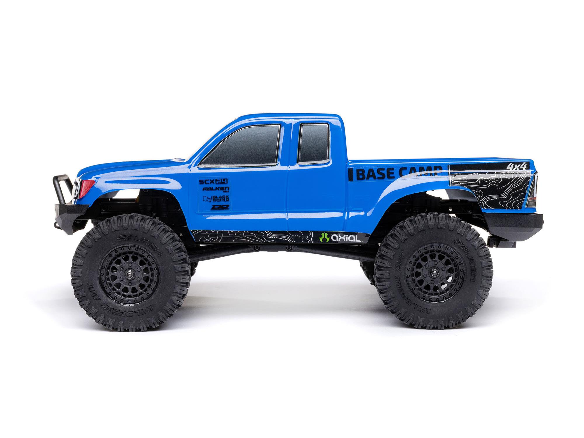 Axial 1/24 SCX24 Base Camp 4WD Rock Crawler RTR Blue - Image 4
