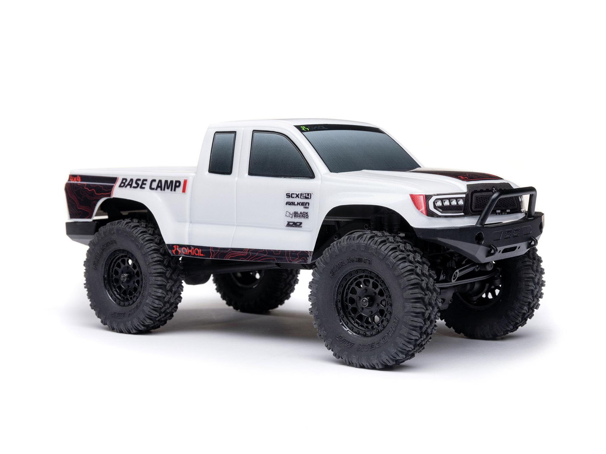 Axial 1/24 SCX24 Base Camp 4WD Rock Crawler RTR White - Image 2