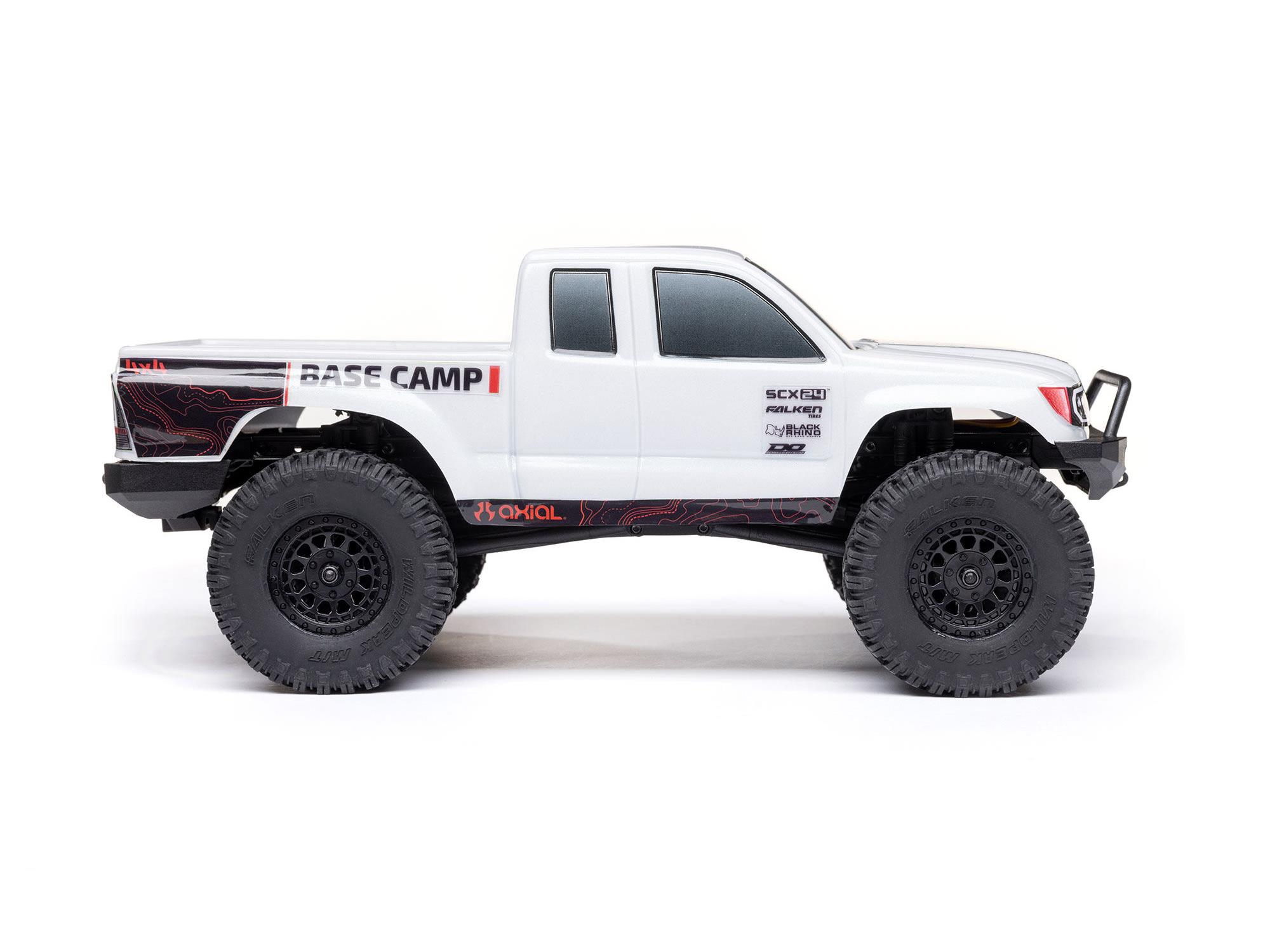 Axial 1/24 SCX24 Base Camp 4WD Rock Crawler RTR White - Image 4