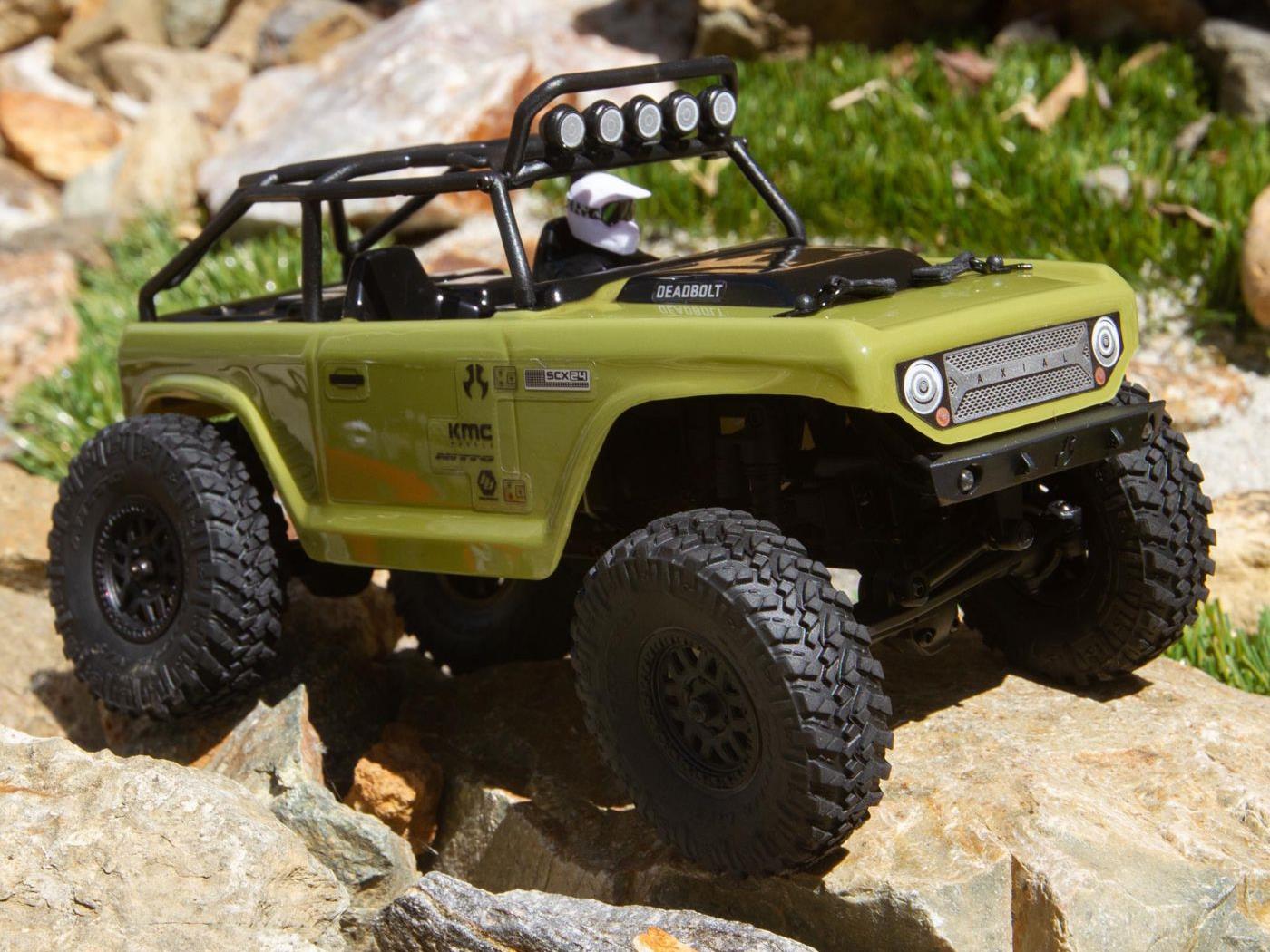 Axial 1/24 SCX24 Deadbolt 4WD Rock Crawler RTR Green - Image 14