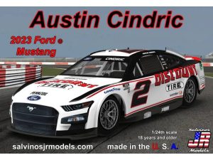 Salvinos JR Models 1:24 Team Penske 2023 Austin Cindric Ford Mustang Primary