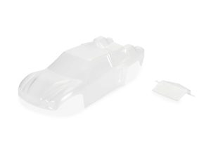 PRO 1/28 Pre-Cut Crowd Pleazer Clear Body: Losi Micro-T