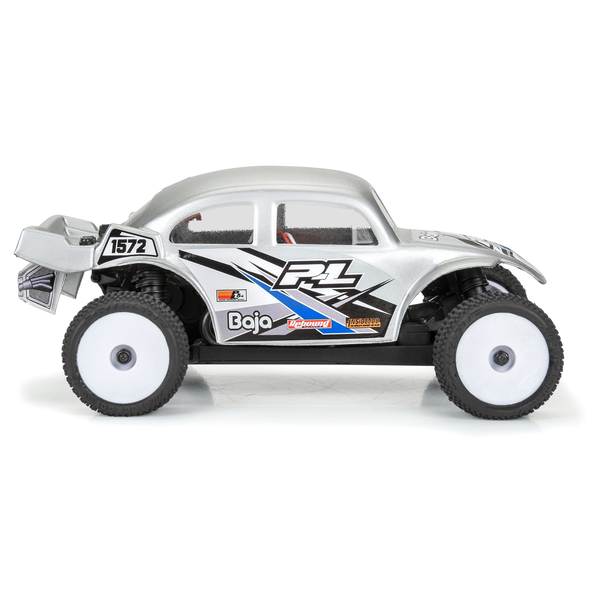 PRO 1/28 VW Baja Bug Clear Body: Micro-T - Image 3