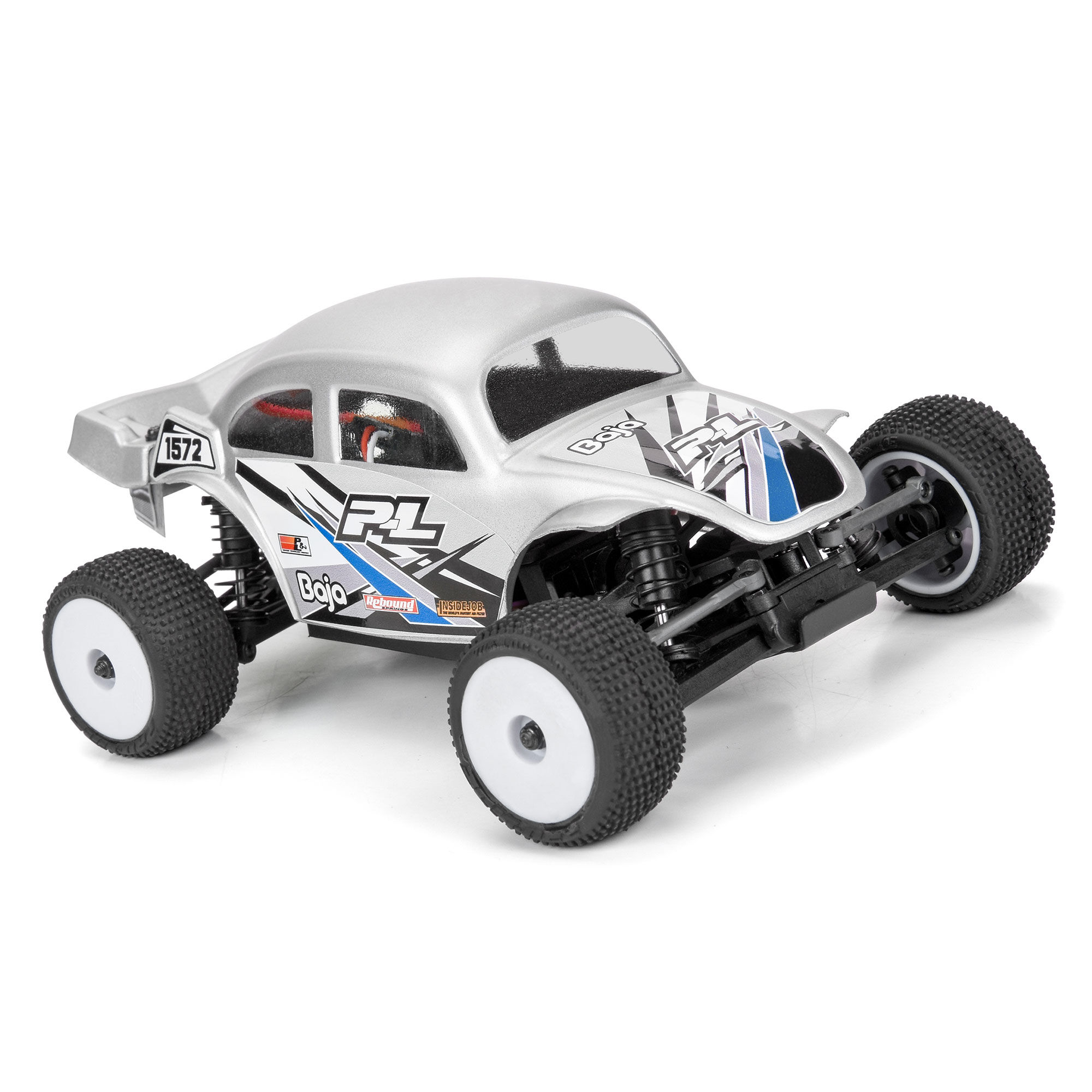PRO 1/28 VW Baja Bug Clear Body: Micro-T - Image 7
