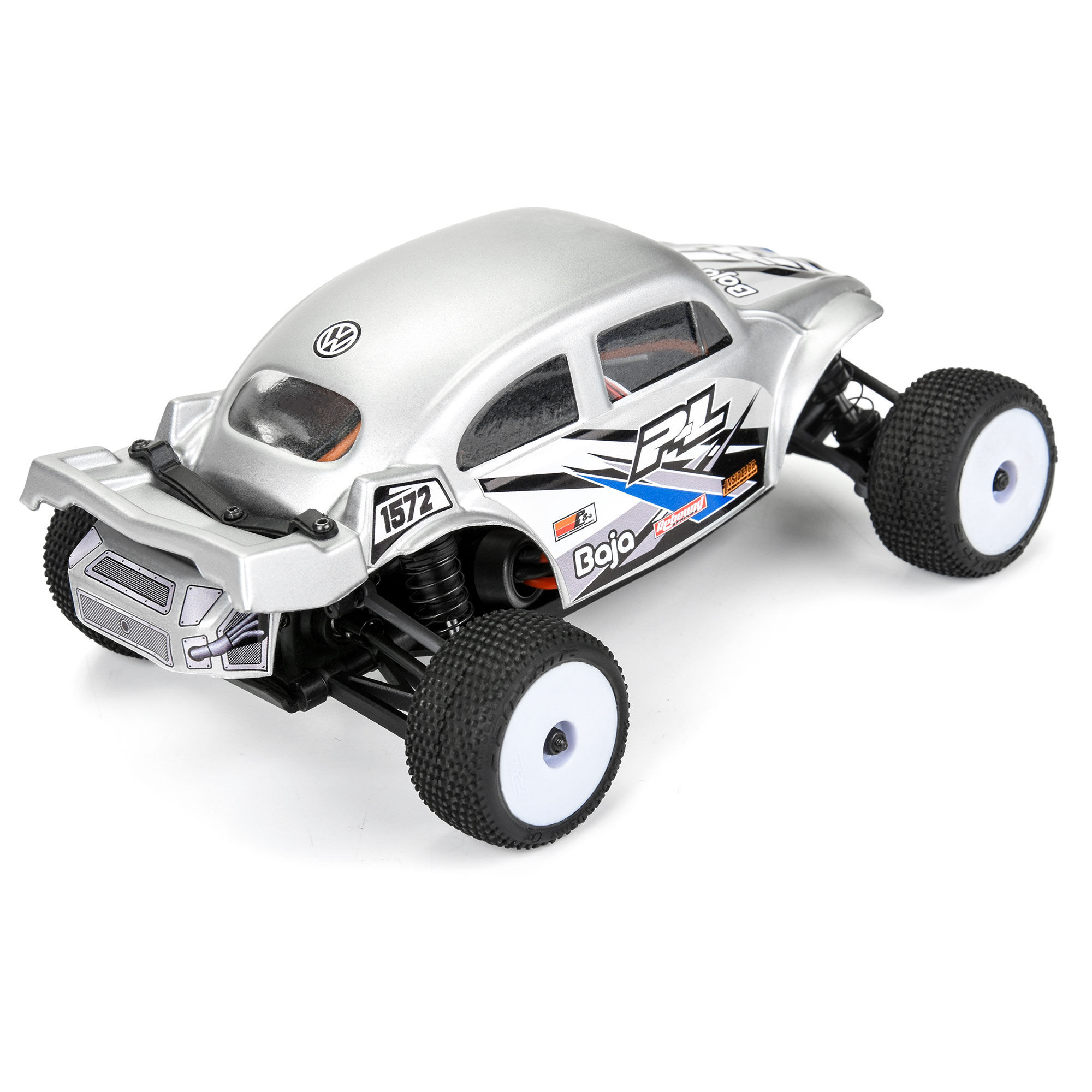 PRO 1/28 VW Baja Bug Clear Body: Micro-T - Image 8