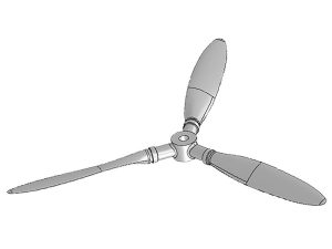 Multiplex 12x8 Propeller 3-Blade (Extra-300S)