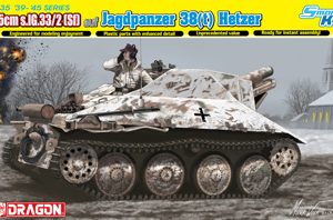 Dragon 1/35 15cm s.IG.33/2 (Sf) auf Jagdpanzer 38(t) Hetzer (with Interior)with Bonus items’ 