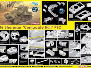 Dragon 1/35 M4 Sherman Composite Hull Pto