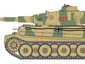 Dragon 1/35 Tiger 1 131 S.Pz Abt504Tunisia