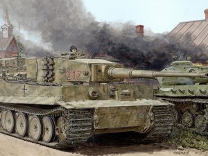 Dragon 1/35 Tiger I Mid Prod W Zimmerit