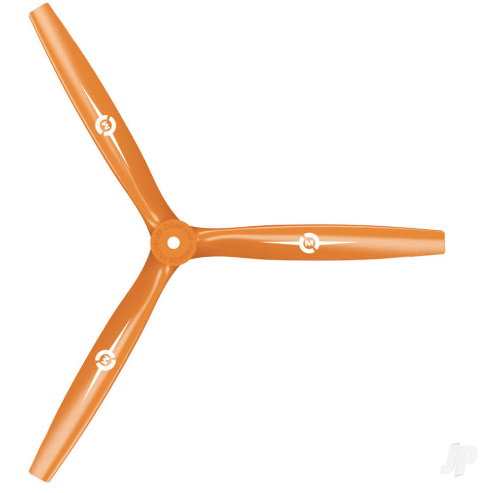 Master Airscrew 13x12 3-Blade Propeller Orange - Image 2