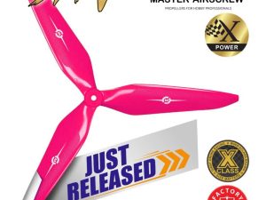 Master Airscrew 13x12 3X Power X-Class Giant Racing Drone Propeller (CW) Reverse/Pusher Colby Pink