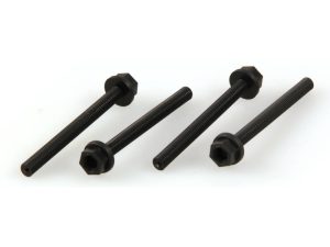Dubro 1/4-20 x 2in Nylon Wing Bolts (4 pcs per package)