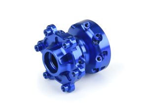 PRO 1/4 Pro-Spec Aluminum Front Hub Blue: Promoto-MX