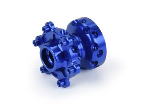 PRO 1/4 Pro-Spec Aluminum Front Hub Blue: Promoto-SM