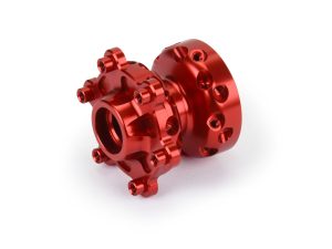 PRO 1/4 Pro-Spec Aluminum Front Hub Red: Promoto-SM