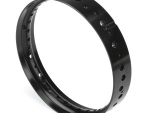PRO 1/4 Pro-Spec Aluminum Front Rim Black: Promoto-MX