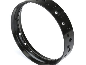 PRO 1/4 Pro-Spec Aluminum Rear Rim Black: Promoto-MX