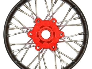 PRO 1/4 Pro-Spec Aluminum V2 Bead Front Wheel Black/Red (1): Pro