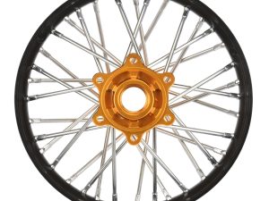 PRO 1/4 Pro-Spec Aluminum V2 Bead Rear Wheel Black/Gold (1): Pro