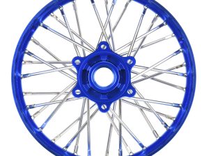PRO 1/4 Pro-Spec Aluminum V2 Bead Rear Wheel Blue/Blue (1): Prom