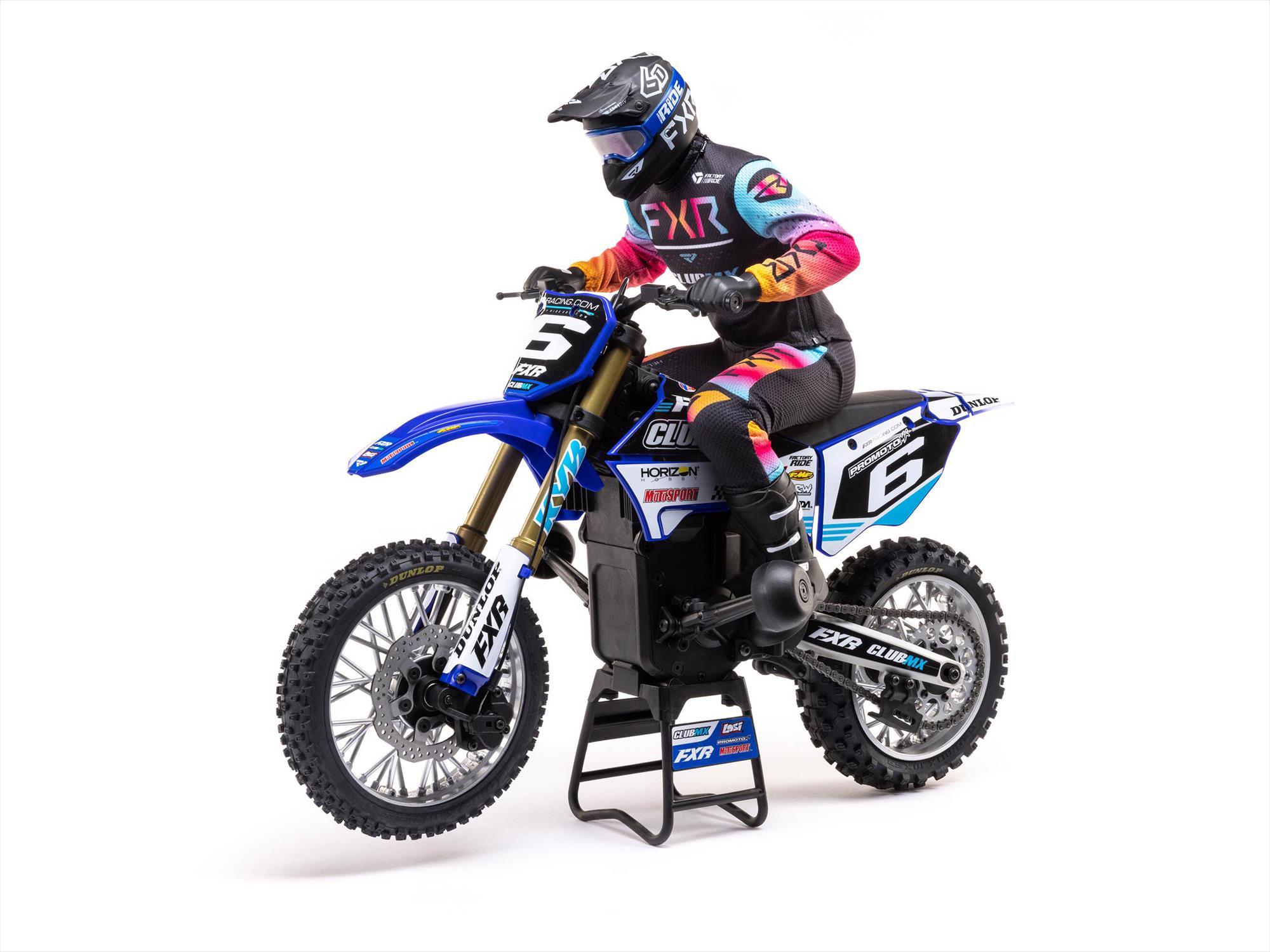 Losi 1/4 Promoto-MX Motorcycle RTR Club MX Blue