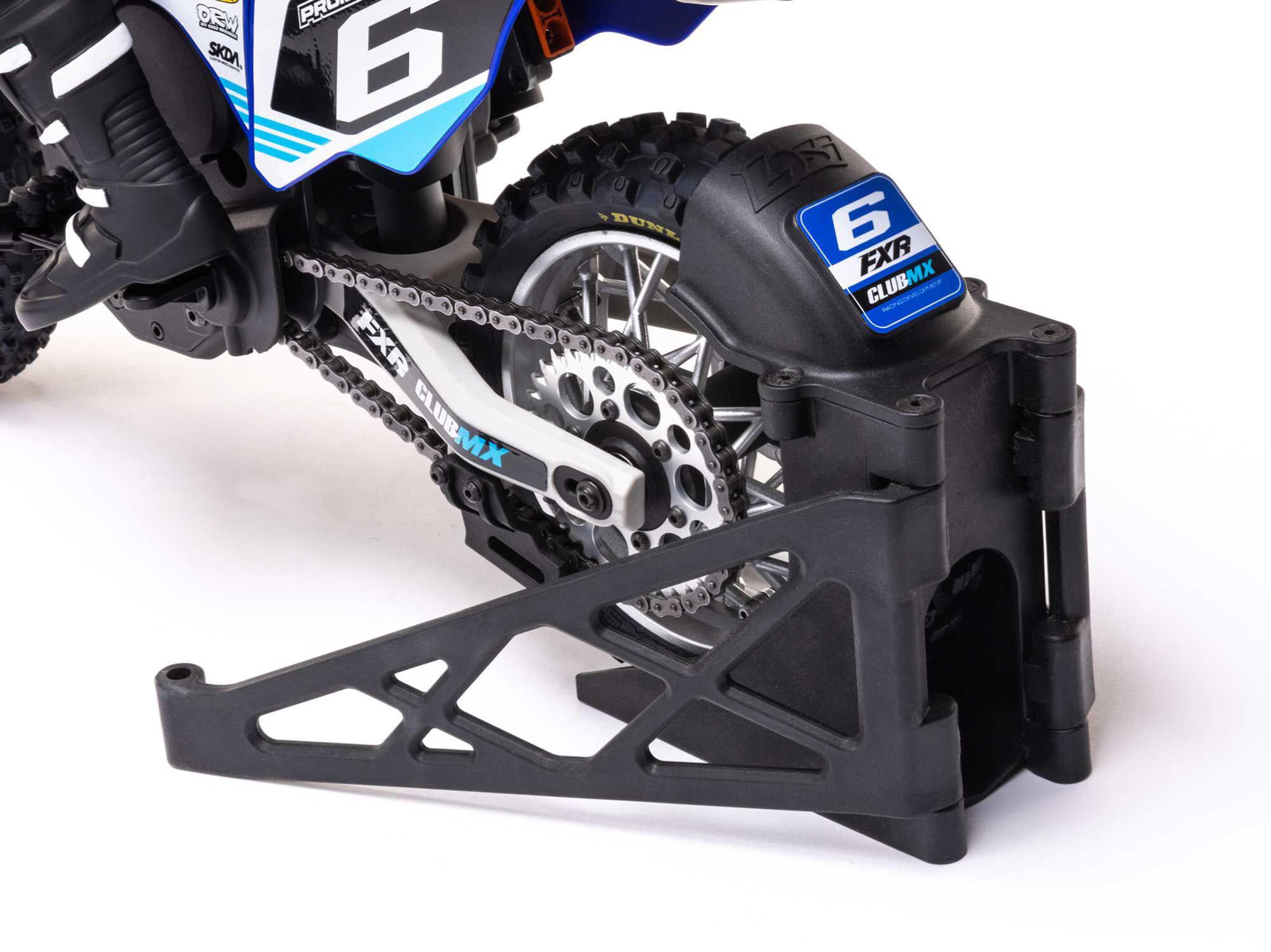 Losi 1/4 Promoto-MX Motorcycle RTR Club MX Blue - Image 15