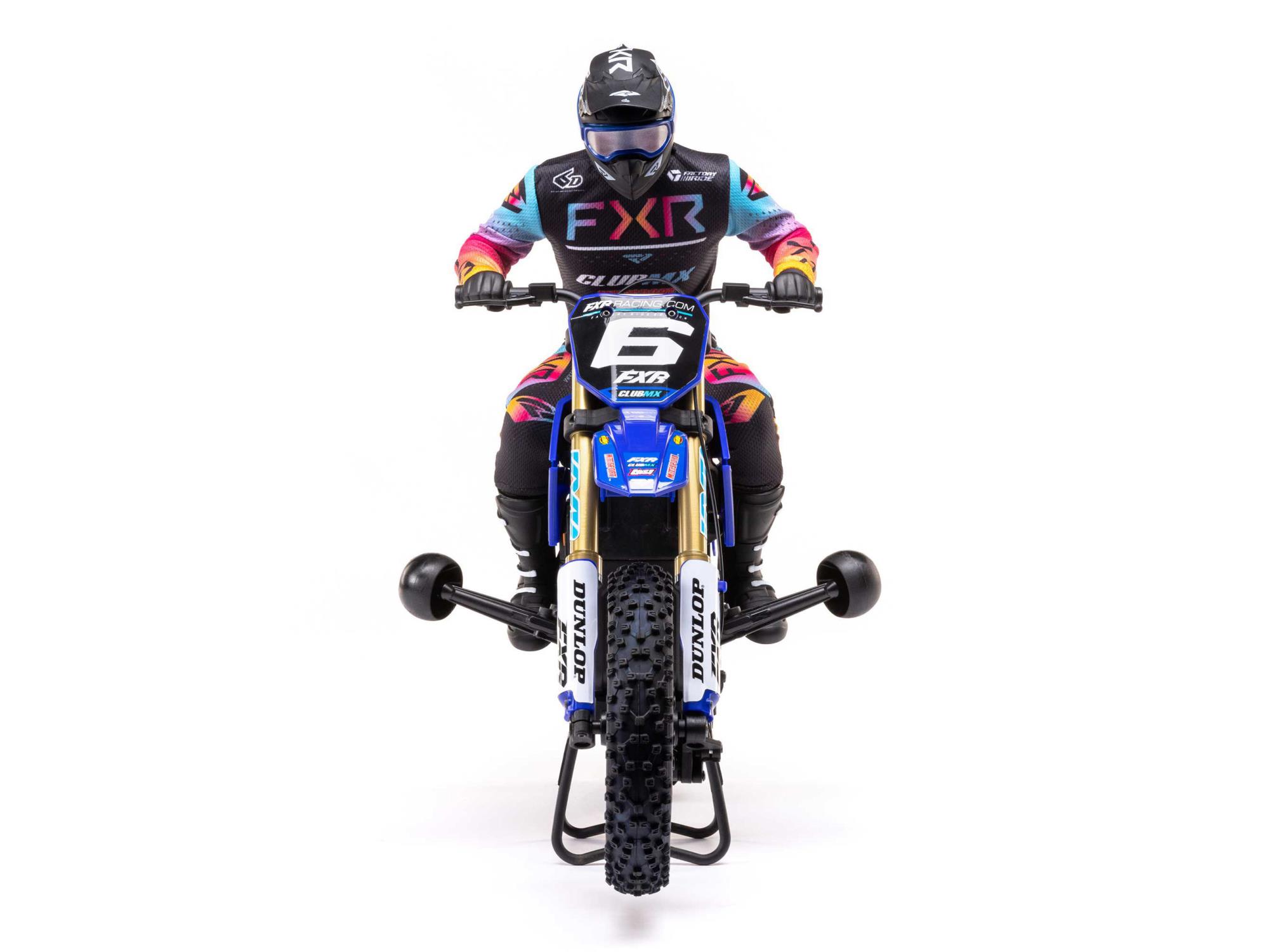 Losi 1/4 Promoto-MX Motorcycle RTR Club MX Blue - Image 8