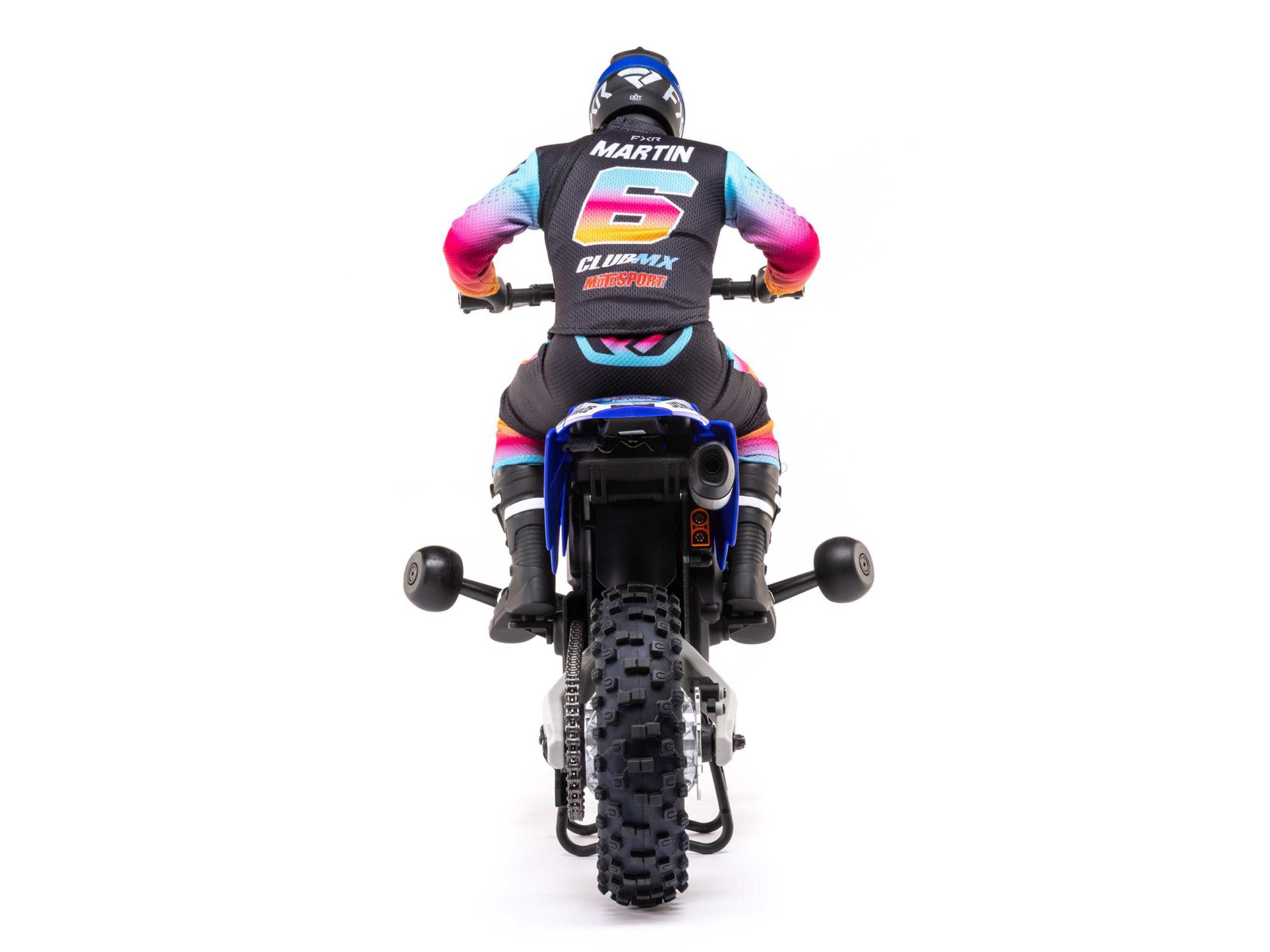 Losi 1/4 Promoto-MX Motorcycle RTR Club MX Blue - Image 9