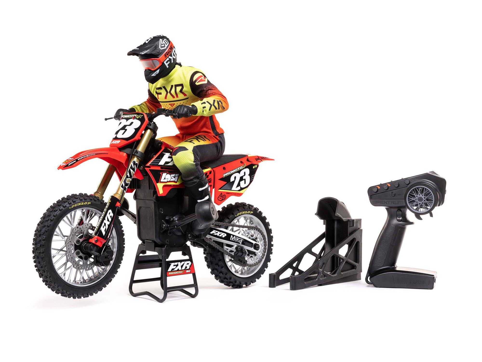Losi 1/4 Promoto-MX Motorcycle RTR FXR Red - Image 2