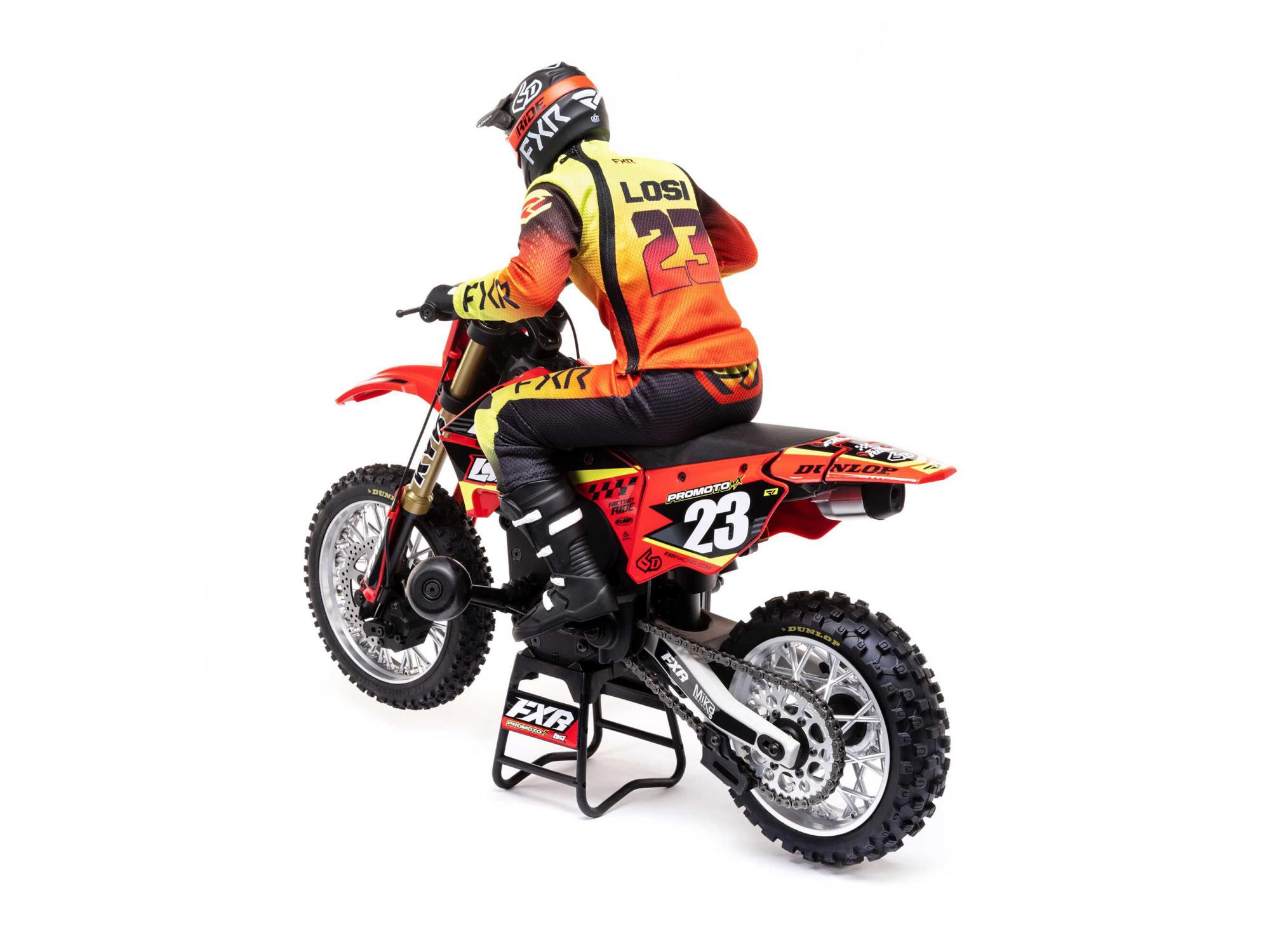 Losi 1/4 Promoto-MX Motorcycle RTR FXR Red - Image 5